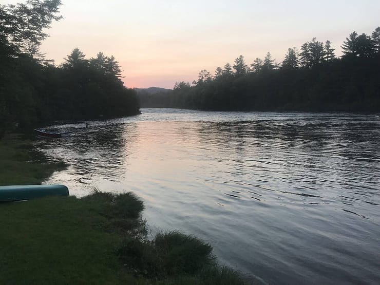 Sunset at Big Eddy Sunset at Big Eddy